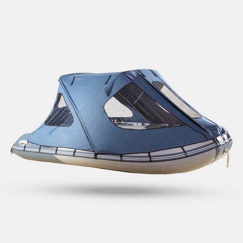 Тент ходовой с каркасом для лодок Gladiator E420PRO цифровой камуфляж серии AIR PRO (E)