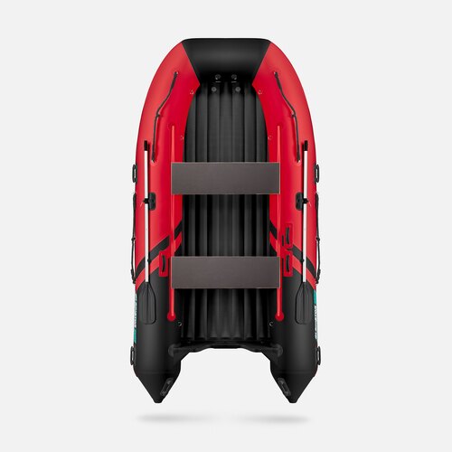 Надувная лодка GLADIATOR E450S красно-черный