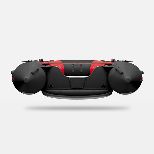 Надувная лодка GLADIATOR E450S красно-черный