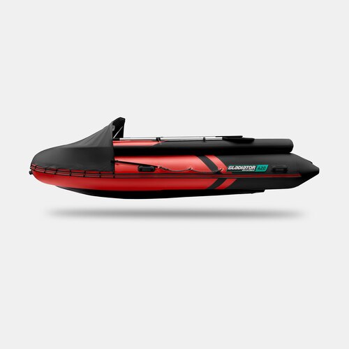 Надувная лодка GLADIATOR E420X красно-черный