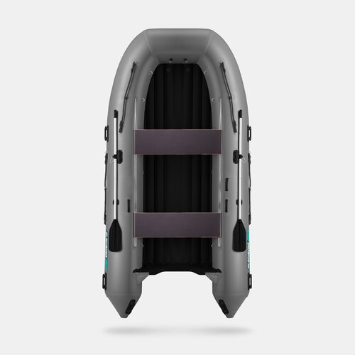 Надувная лодка GLADIATOR E420S темно-серый