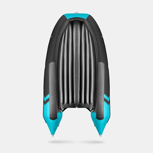 Надувная лодка GLADIATOR E330PRO черно-бирюзовый