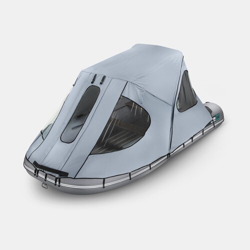 Тент ходовой с каркасом для лодок Gladiator C420AL и D420AL серый
