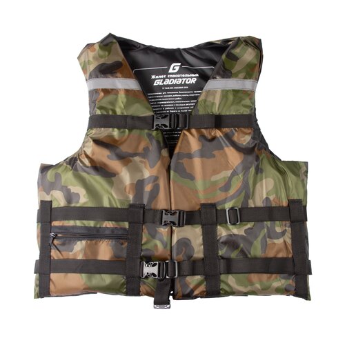 Жилет спасательный GLADIATOR 70-90 кг XL кам